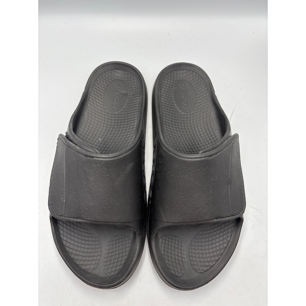 OOFOS‎ MEN'S OOAHH SPORT FLEX SANDAL - MATTE BLACK- Men's 11 Women's 13